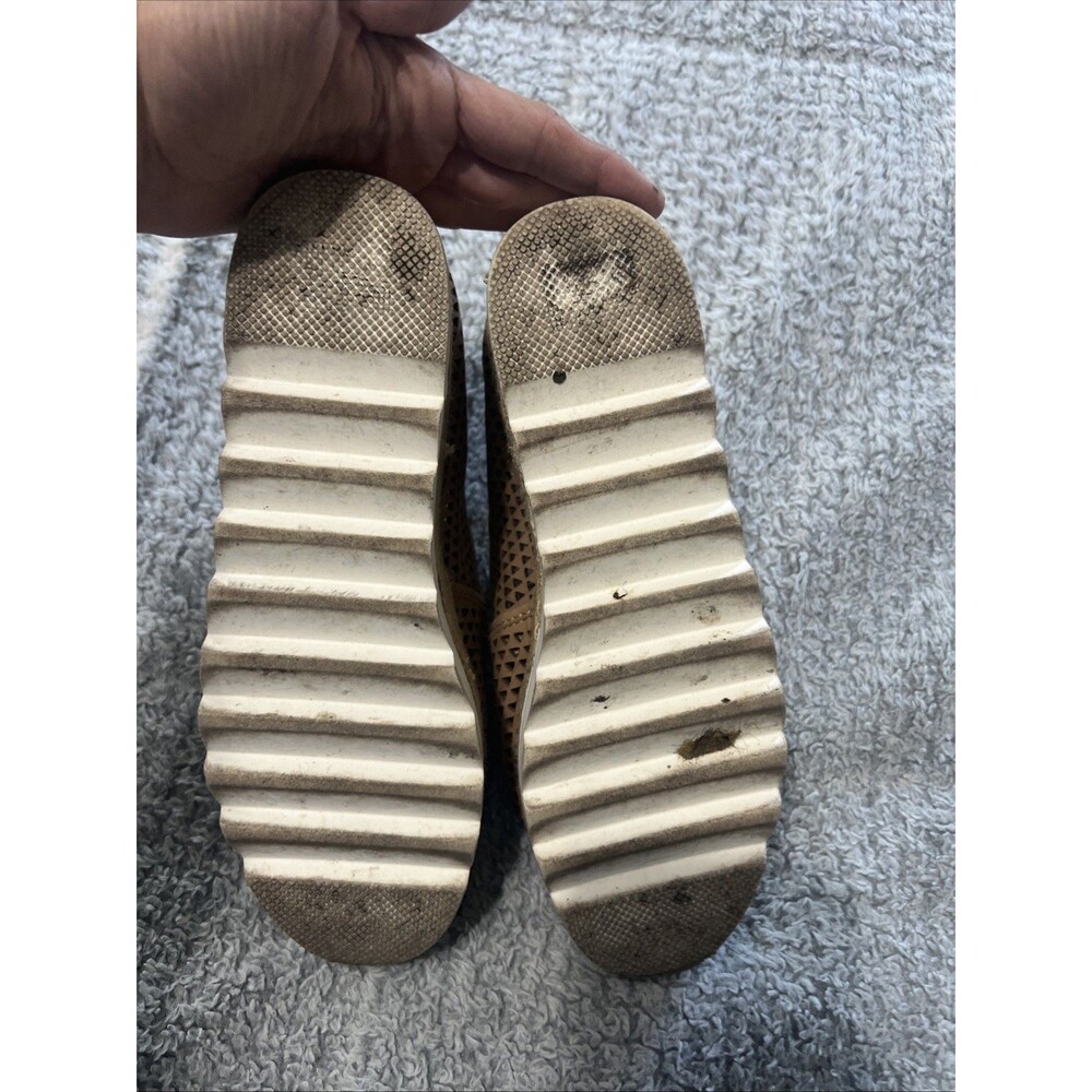 Steve Madden beige Platform Slip on espadrilles Sz 9 Boho - Picture 7 of 9